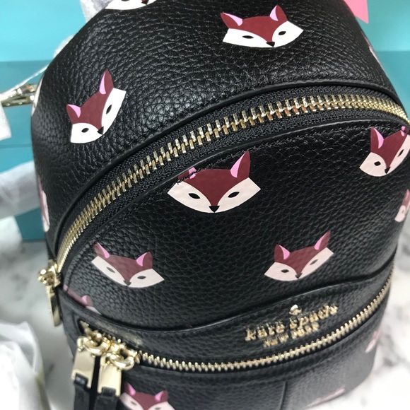 KATE SPADE OUT OF THE WOODS CUTIE FOX BACKPACK - Picture 7 of 9